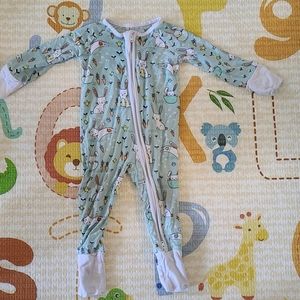 Little Sleepies 0-3month Zippy Mint Bunnies